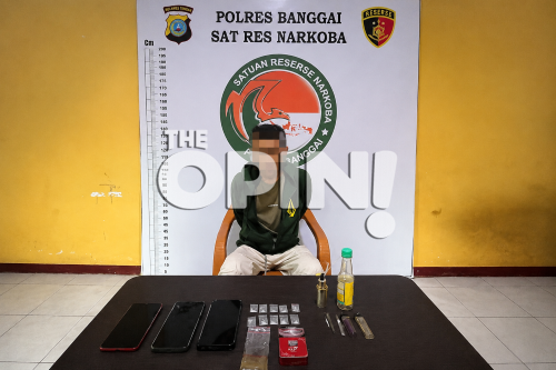 Polres Banggai Amankan Pria 56 Tahun, Sita 10 Sachet Sabu