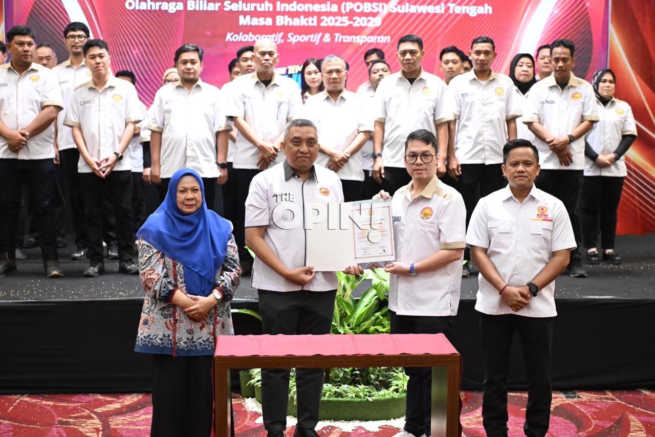 Wagub Reny Dorong Biliar Jadi Sport Industry dan Penyumbang Prestasi Sulteng