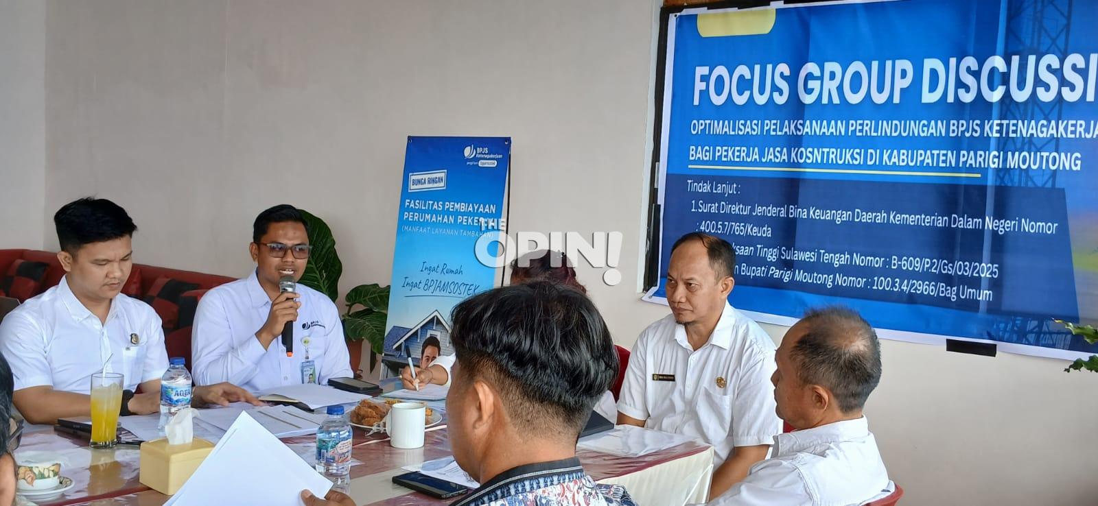 BPJS Ketenagakerjaan Dorong Perlindungan Pekerja Konstruksi di Parimo Lebih Optimal