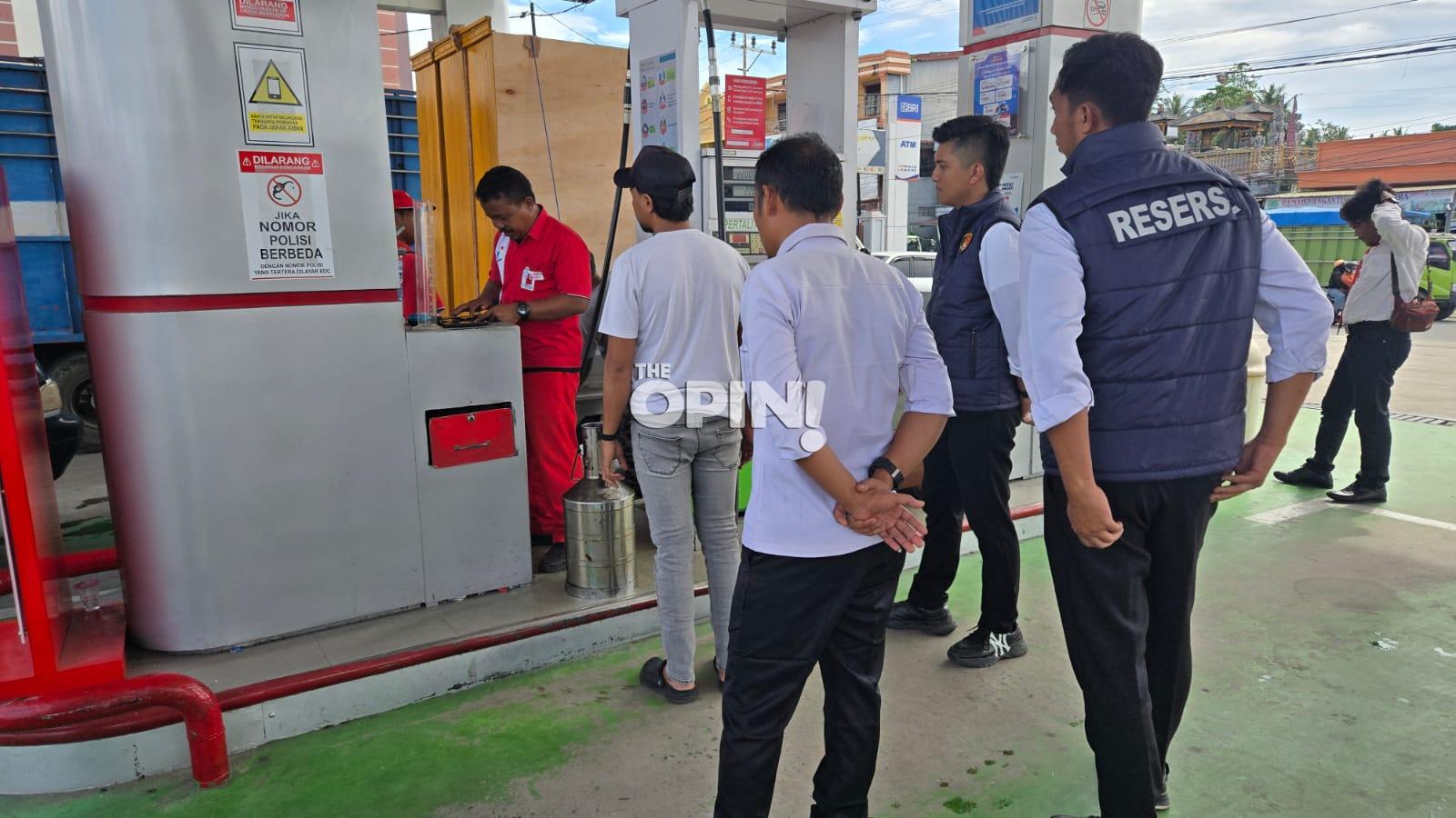 Polres Parimo Perketat Pengawasan BBM Subsidi, Dua SPBU Disidak