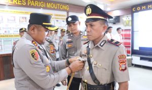 IPTU Arbit Resmi Jabat Kapolsek Sausu, Kapolres Parimo Tekankan Pelayanan dan Soliditas