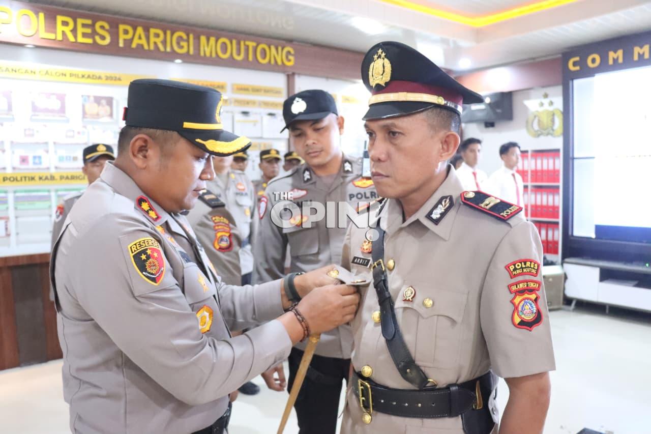 IPTU Arbit Resmi Jabat Kapolsek Sausu, Kapolres Parimo Tekankan Pelayanan dan Soliditas