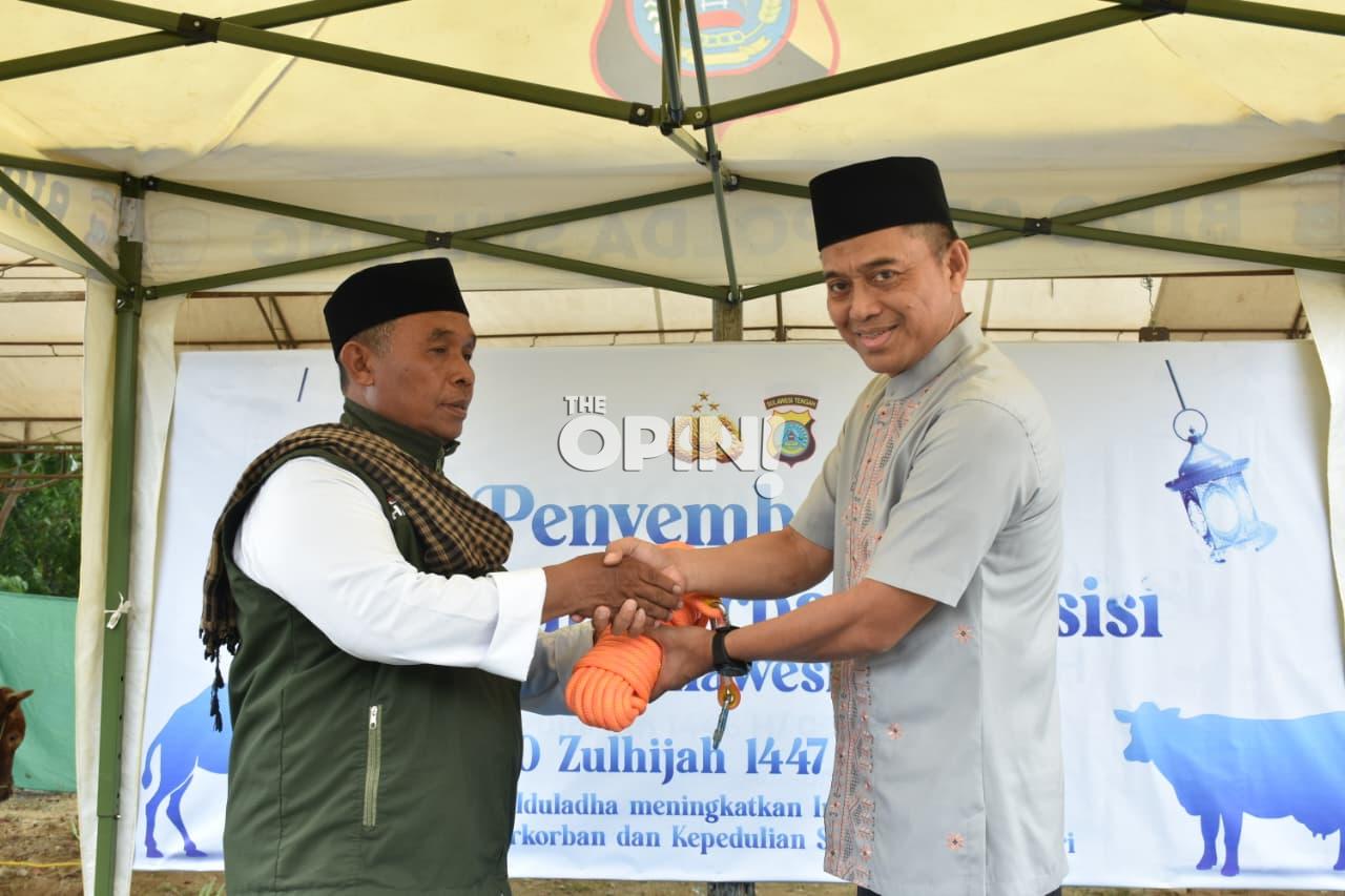 Polda Sulteng Salurkan Ratusan Hewan Kurban pada Iduladha 1447 H