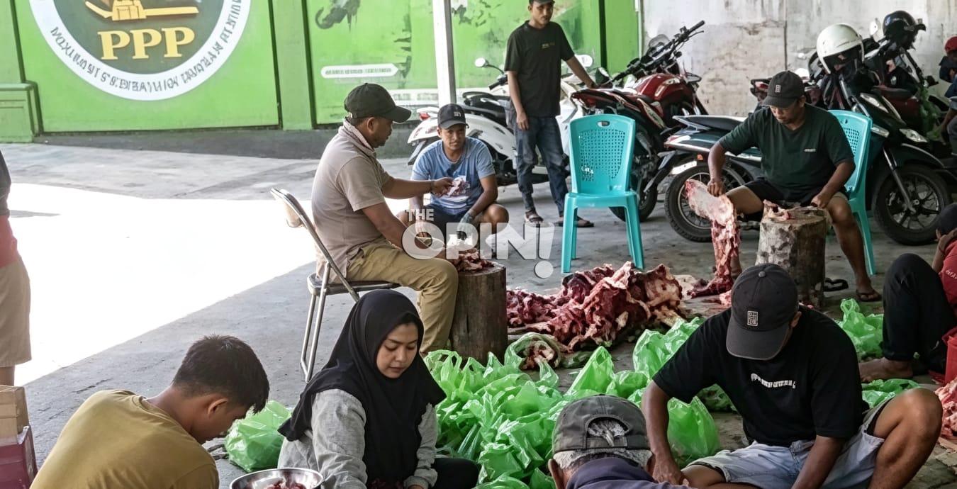 DPW PPP Sulteng Tebar Kepedulian Lewat Penyembelihan Hewan Kurban Iduladha 1447 H