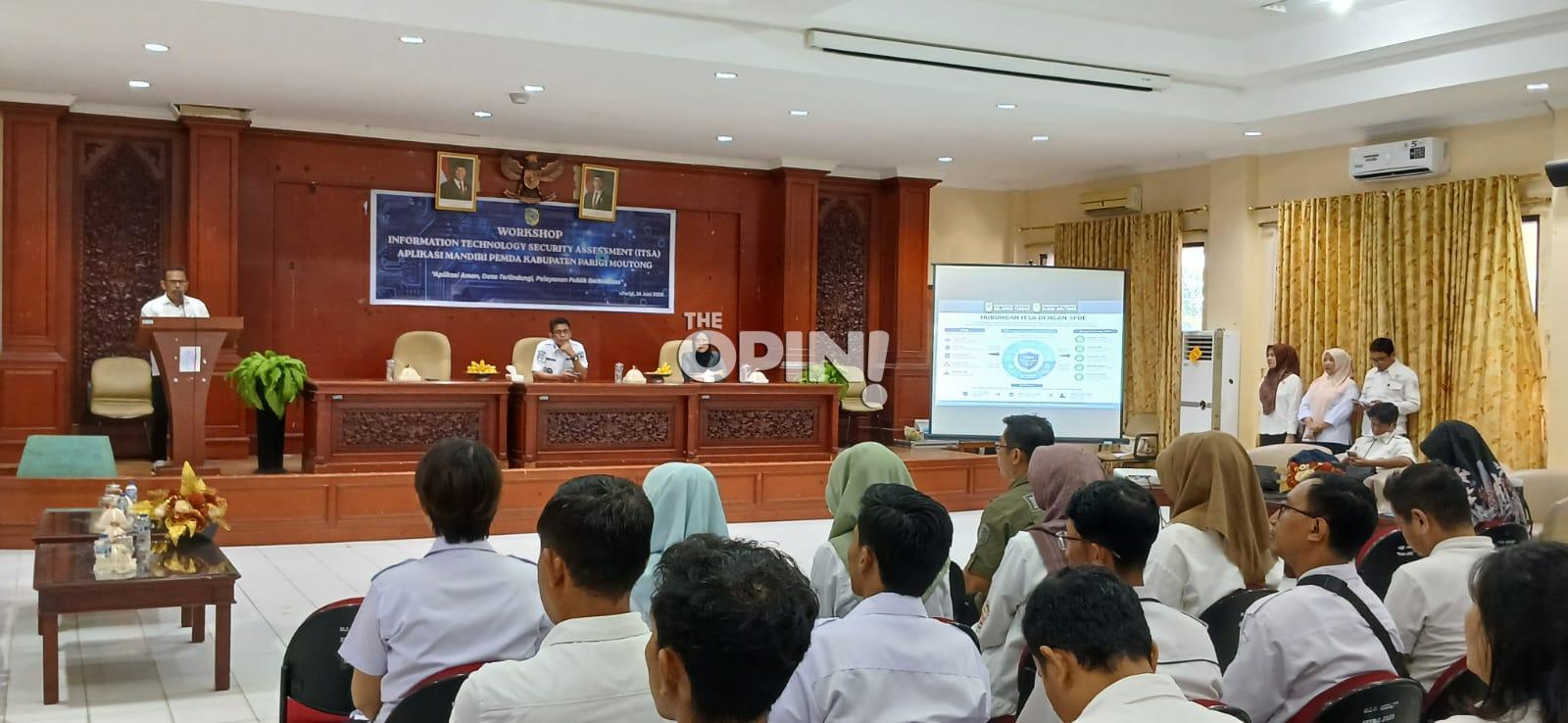 Diskominfo Parimo Gelar Workshop ITSA Tingkatkan Kapasitas SDM Bidang Keamanan Informasi