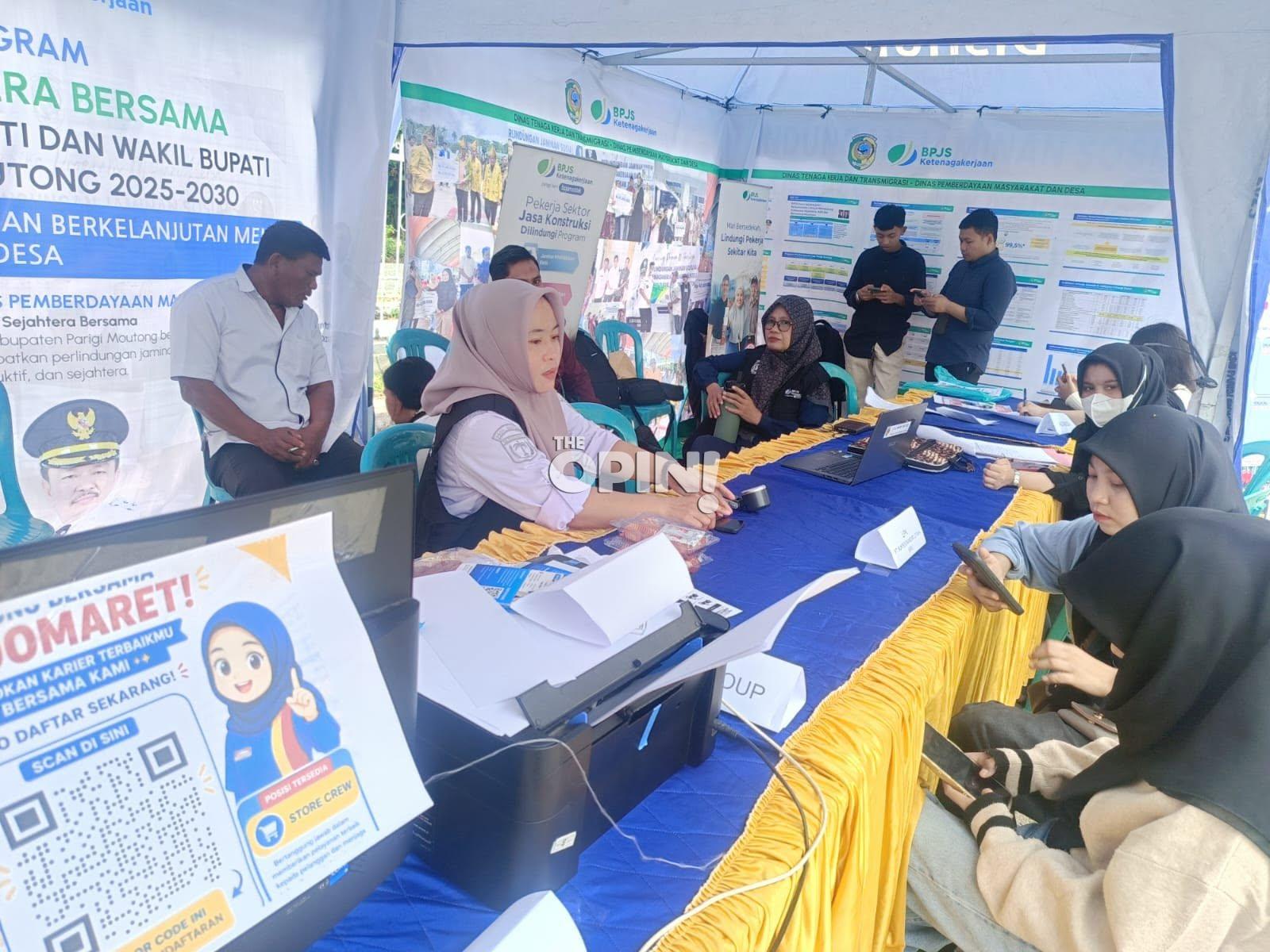 Disnakertrans Parimo Gelar Job Fair dan Layanan Ketenagakerjaan Dua Hari