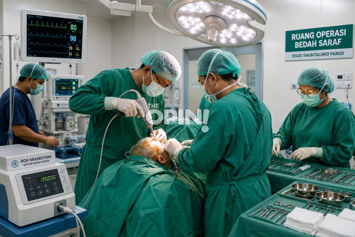 RSUD Anuntaloko Parigi Lengkapi Bor Kraniotomi, Percepat Penanganan Bedah Saraf