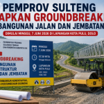 Pemprov Sulteng Siapkan Groundbreaking Pembangunan Jalan dan Jembatan di Sigi