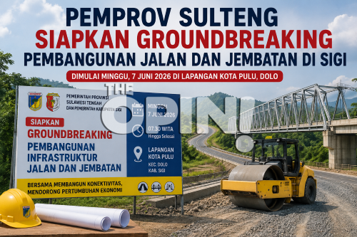 Pemprov Sulteng Siapkan Groundbreaking Pembangunan Jalan dan Jembatan di Sigi