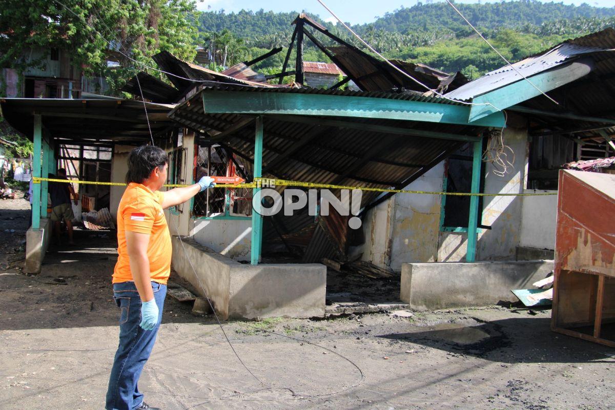 Rumah Warga di Luwuk Terbakar, Kerugian Ditaksir Rp350 Juta