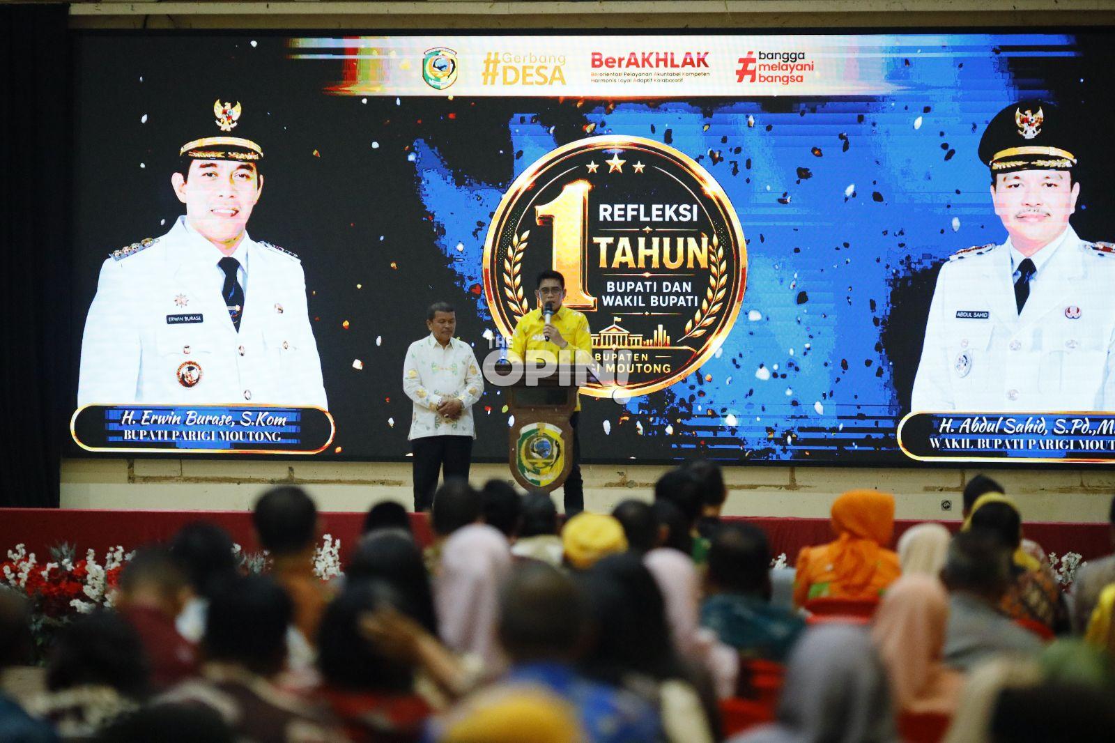 Setahun Erwin-Sahid, Gerbang Desa Tetap Jadi Arah Utama Pembangunan Parimo