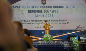 Anwar Hafid Dorong Produk Hukum Daerah Jadi Penggerak Ekonomi