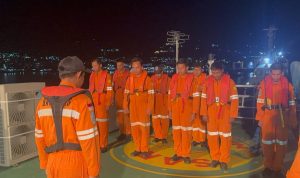 Basarnas Palu Kerahkan KN SAR Bhisma Cari Empat Awak KM Jolor yang Hilang Kontak