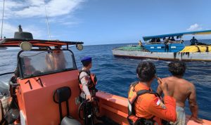 Semalaman Bertahan di Laut, Nelayan Asal Pelawa Baru Ditemukan Selamat di Atas Rumpon Semalaman Bertahan di Laut, Nelayan Asal Pelawa Baru Ditemukan Selamat di Atas Rumpon