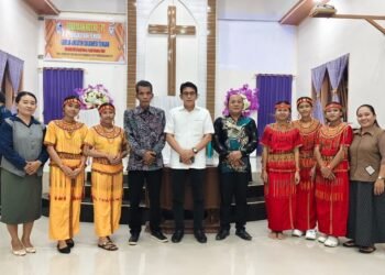 Bupati Erwin Burase Ajak Pemuda GKST Jadi Mitra Pembangunan Daerah