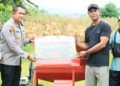 Panen 5 Ton Jagung, Polres Parimo Serahkan Alsintan untuk Dukung Produktivitas Petani