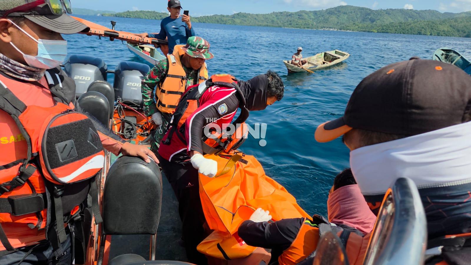 Korban Perahu Katinting Terbalik di Perairan Balut Ditemukan Meninggal