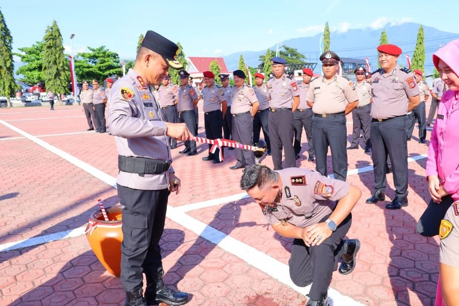 961 Personel Polda Sulteng Naik Pangkat, Kapolda Nasri Tekankan Tanggung Jawab dan Profesionalisme