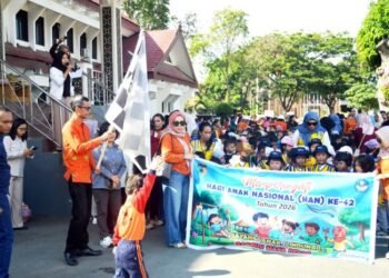 Ratusan Anak Semarakkan Peringatakan HAN 2026 di Kota Palu