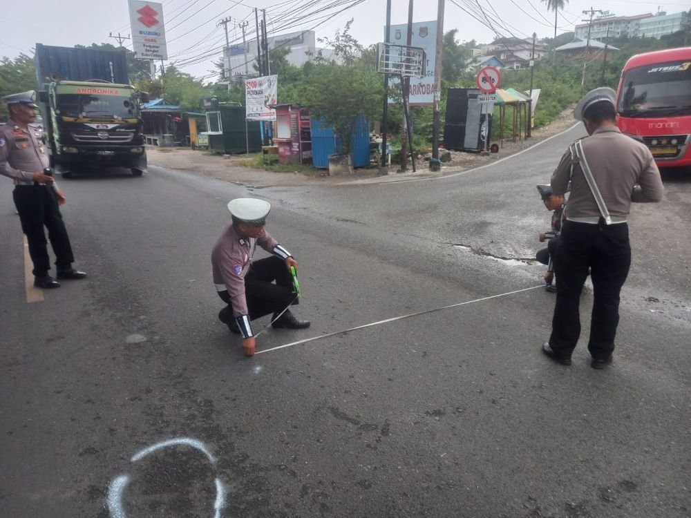Kurang dari Delapan Jam, Polisi Amankan Sopir Diduga Pelaku Tabrak Lari di Luwuk Selatan
