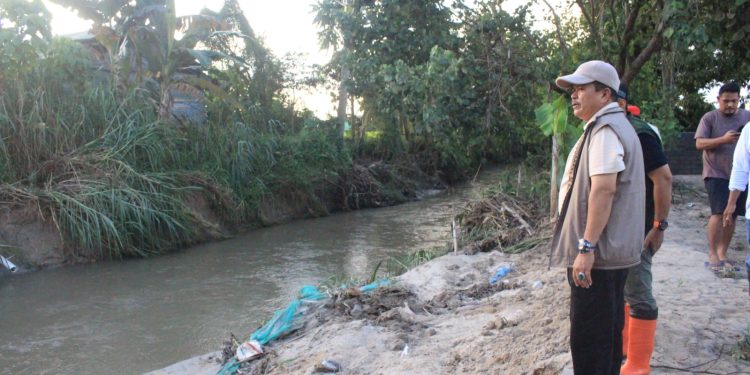 Wabup Parimo Tinjau Banjir Torue, Fokus Penanganan Tanggul Jebol dan Sawah Terdampak