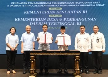 Kemendes PDT dan Kemenkes Perkuat Kolaborasi Tingkatkan Layanan Kesehatan di Desa