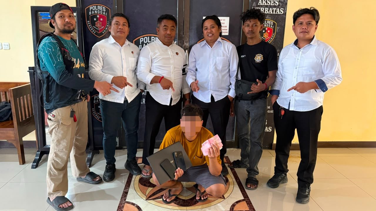 Polresta Banggai Ringkus Pelaku Penipuan Transfer BRILink, Dua Aksi Rugikan Korban Jutaan Rupiah