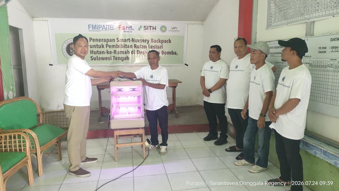ITB Kenalkan Ransel Cerdas untuk Atasi Rendahnya Regenerasi Rotan di Donggala