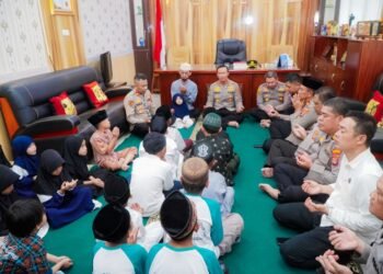 Kapolresta Banggai Santuni 25 Anak Yatim, Perkuat Kepedulian Sosial