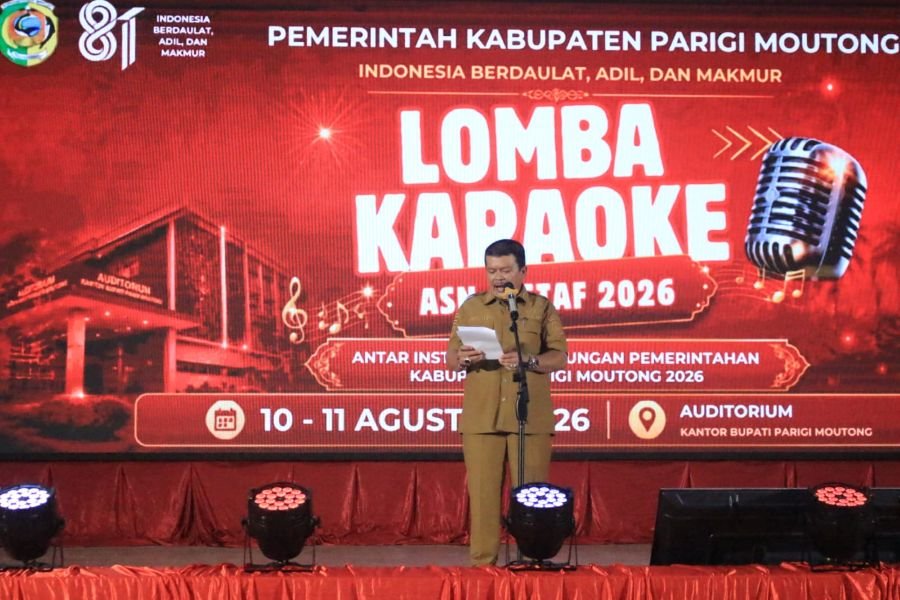 Lomba Karaoke Antar-OPD, Pemda Parimo Dorong Kekompakan ASN Perkuat Pelayanan Publik