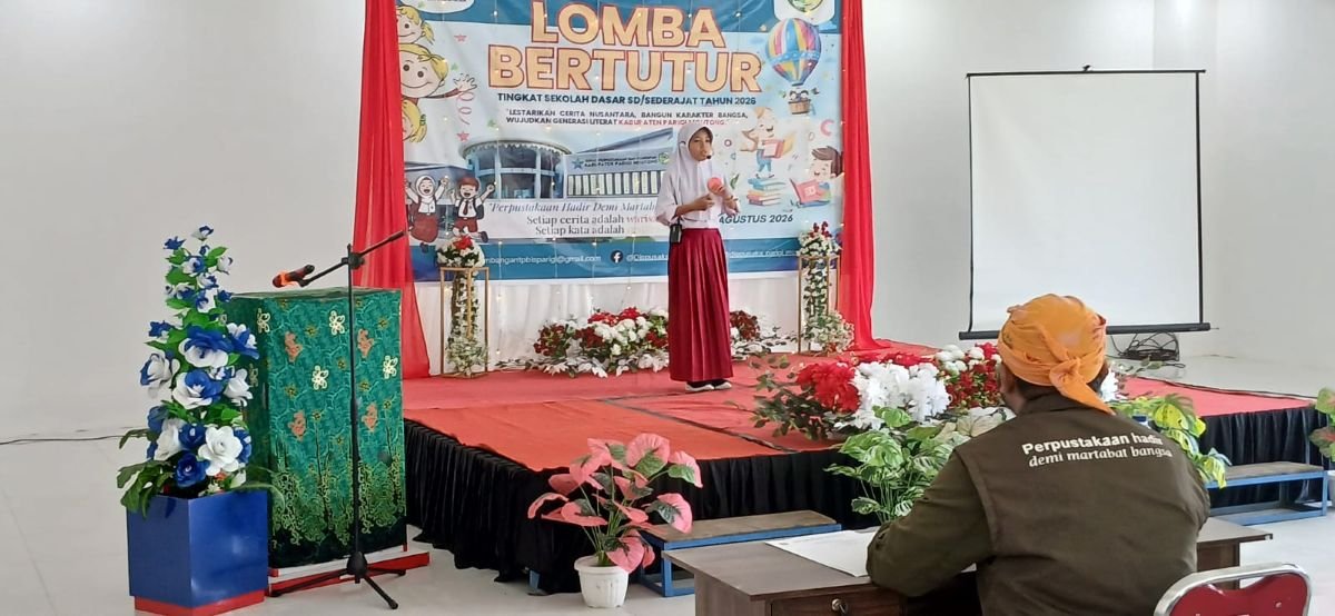 Lomba Bertutur, Perpustakaan Parimo Dorong Kepercayaan Diri dan Kemampuan Komunikasi Anak