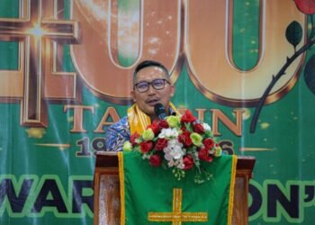 Bupati Banggai Ajak Jemaat GKLB Mawar Saron Gonohop Dukung Pembangunan Daerah