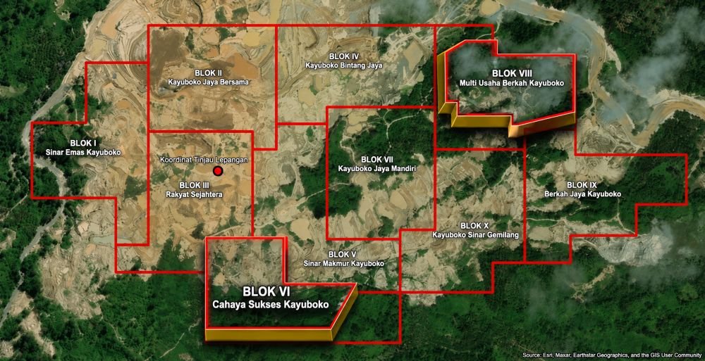 IPR Blok 6 Kayuboko Diduga Dimanfaatkan untuk Tambang di Luar Wilayah Izin