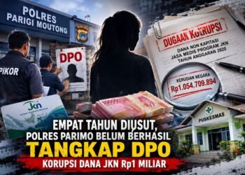 Empat Tahun Diusut, Polres Parimo Belum Berhasil Tangkap DPO Korupsi Dana JKN Rp1 Miliar
