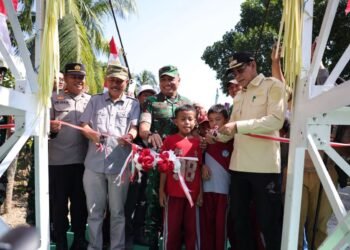 Jembatan Garuda Diresmikan, Bupati Parimo: Akses Sekolah dan Angkutan Hasil Bumi Kini Lebih Mudah