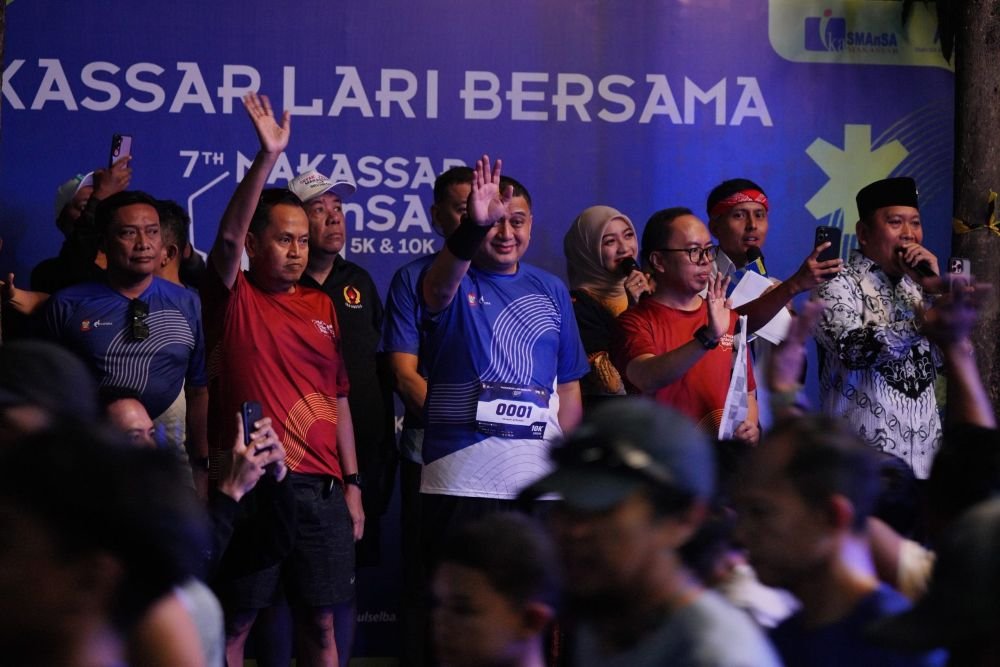 Wali Kota Makassar Dorong SMAnSA Run Jadi Agenda Olahraga Unggulan Kota