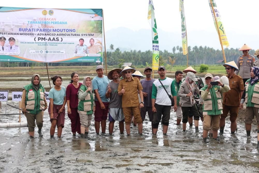 Optimistis Produktivitas Padi Bisa Naik Dua Kali Lipat, Bupati Parimo Dorong Perluasan Metode PM-AAS