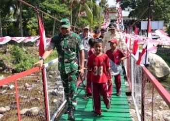 Pangdam XXIII/Palaka Wira: 53 Jembatan Dibangun di Sulteng, Program Terus Berlanjut