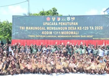 TMMD Buka Akses Umbele, Gubernur Sulteng Dorong Pengembangan Wilayah Kepulauan