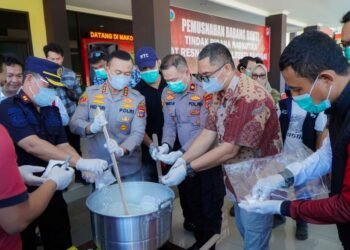 Polresta Banggai Ungkap 75 Kasus Narkoba, Musnahkan 985 Gram Sabu dan Ribuan Obaya