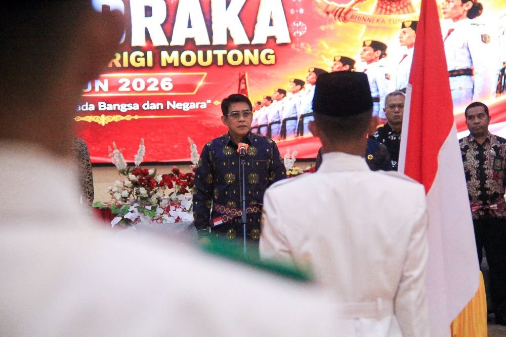 40 Paskibraka Parimo Dikukuhkan, Siap Jalankan Amanah Merah Putih