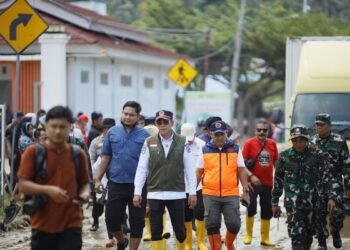Bupati Parimo Tinjau Lokasi Banjir Bandang Avolua, Tekankan Penanganan Cepat