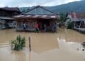 Banjir Kasimbar Belum Surut, Jembatan Peningka Putus dan 188 KK Terdampak