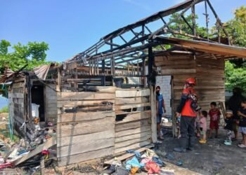 Rumah Warga di Tomoli Utara Terbakar, Satu KK Mengungsi