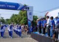 36 Tim Ramaikan Gerak Jalan HUT ke-25 Partai Demokrat di Parimo
