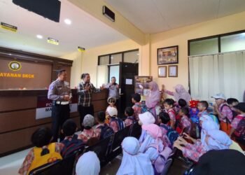 Polresta Banggai Tanamkan Kesadaran Tertib Lalu Lintas Sejak Usia Dini