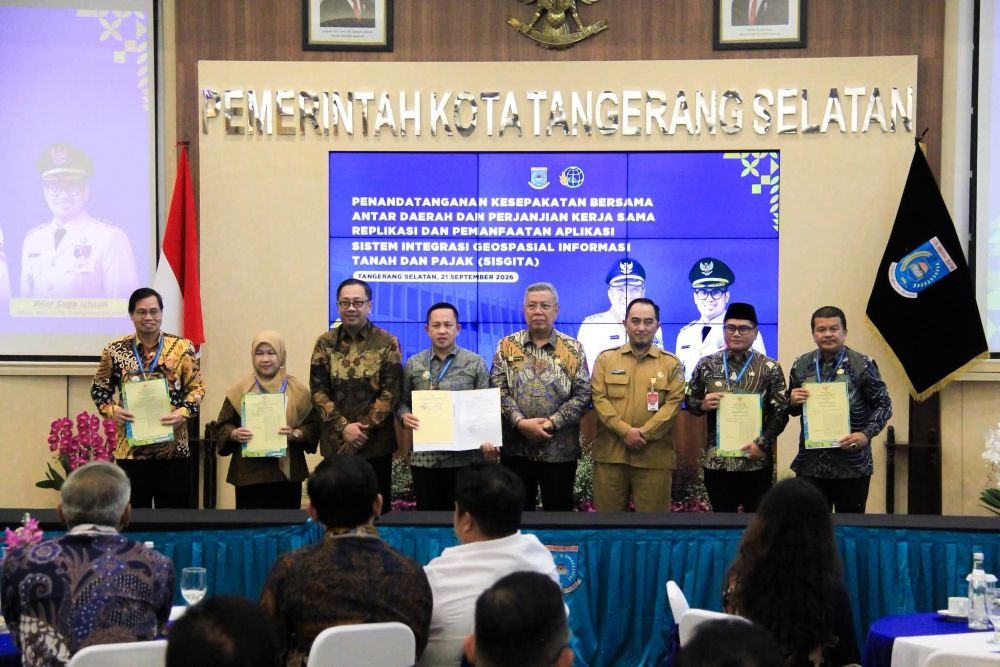 Parimo Replikasi Sistem Peta Tangsel, Perkuat Data Pertanahan dan Perpajakan