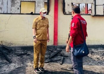Dua Hari Pascakebakaran, KBM SMA 1 Pamona Selatan Kembali Normal