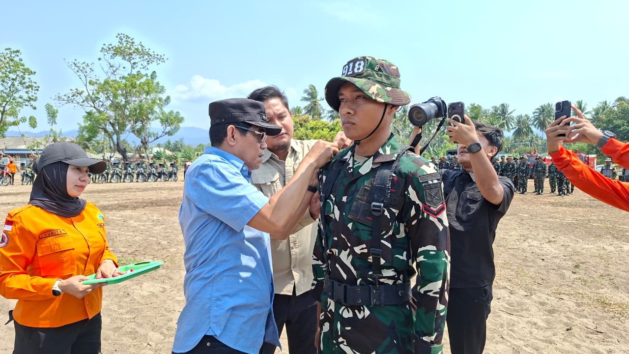Apel Siaga Karhutla, Bupati Parimo Ingatkan Personel Utamakan Keselamatan