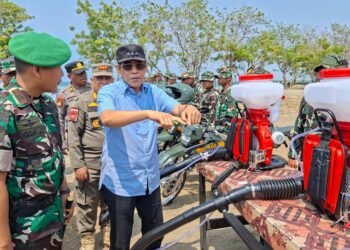 Cegah Karhutla Meluas, Bupati Parimo Apresiasi Respons Cepat Yonif TP 918